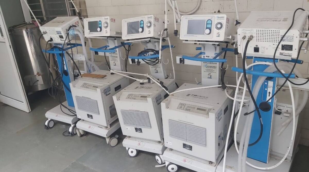 राजस्थान में पीएम केअर फ़ंड में मिले वेंटिलेटर दे दिए निजी अस्पताल को